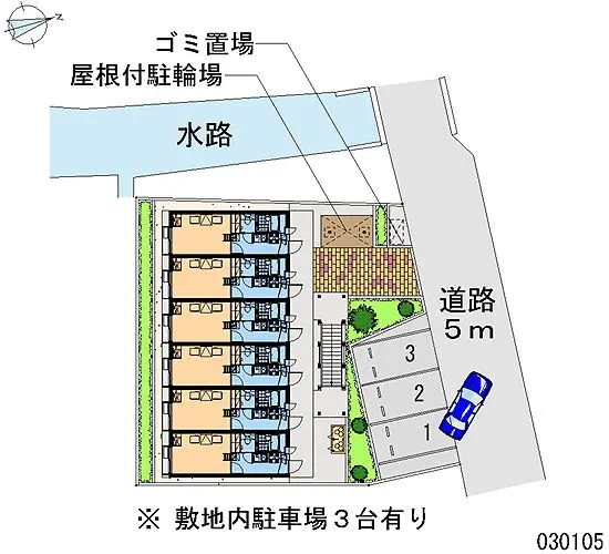 ★手数料０円★さいたま市中央区新中里２丁目 月極駐車場